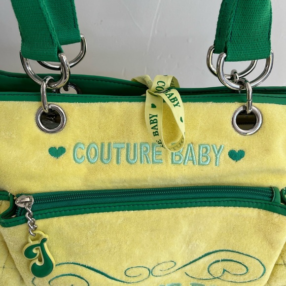 Auth VTG Y2K JUICY COUTURE Enfant De Juicy Terry Cloth Diaper Bag - Picture 7 of 14